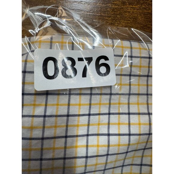 Ralph Lauren‎ Mens Classic Fit Yellow Blue Plaid Button Down Shirt L Relaxed Fit - Picture 7 of 7